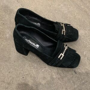 L’intervalle Black Suede Women's Loafers